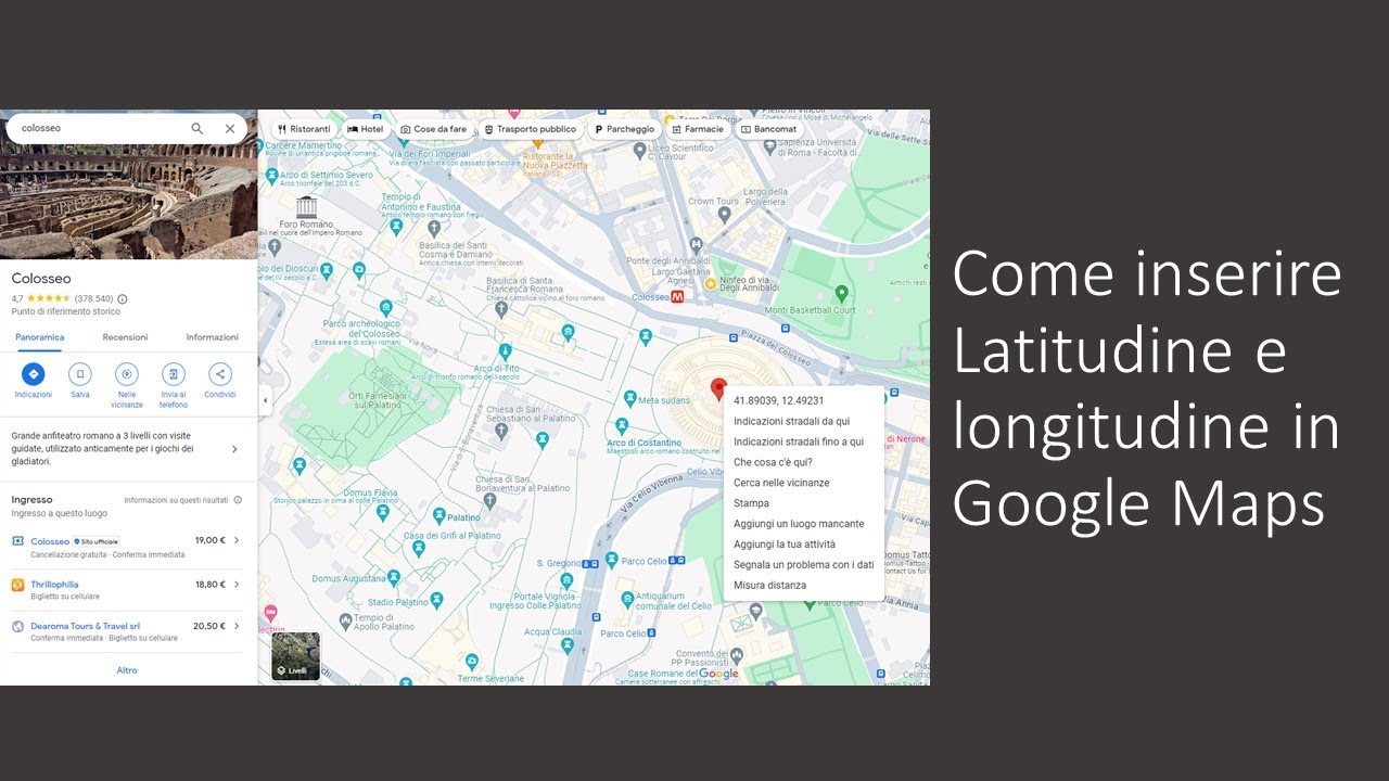 Come inserire le coordinate su Google Maps in modo semplice e veloce 1 come inserire le coordinate su google maps